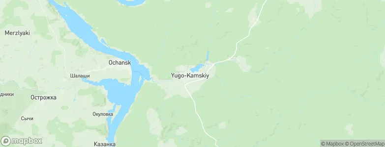 Yugo-Kamskiy, Russia Map