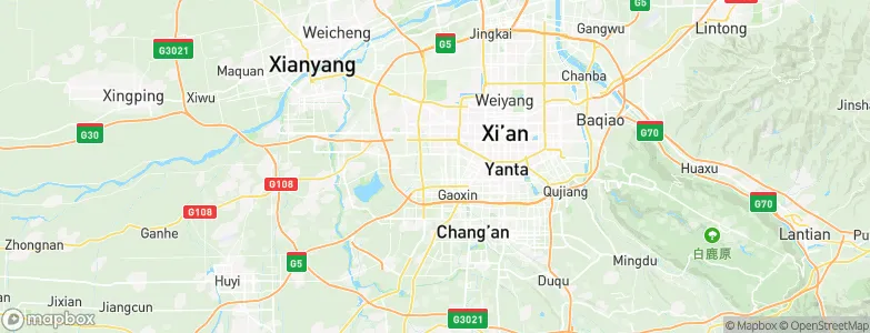 Yuhuazhai, China Map