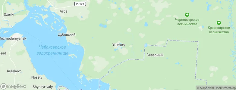 Yuksary, Russia Map