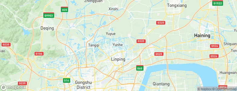Yunhe, China Map