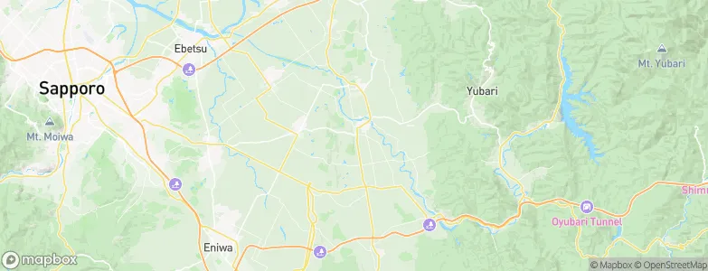 Yuni, Japan Map