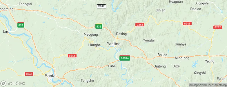 Yunxi, China Map