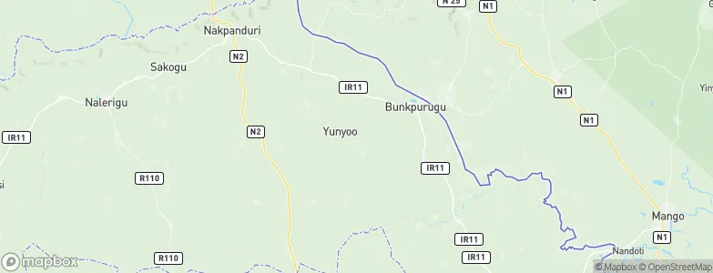 Yunyo, Ghana Map
