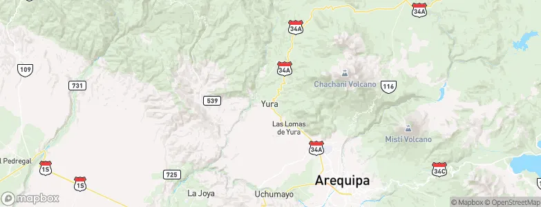 Yura, Peru Map