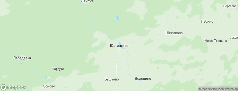 Yurginskoye, Russia Map