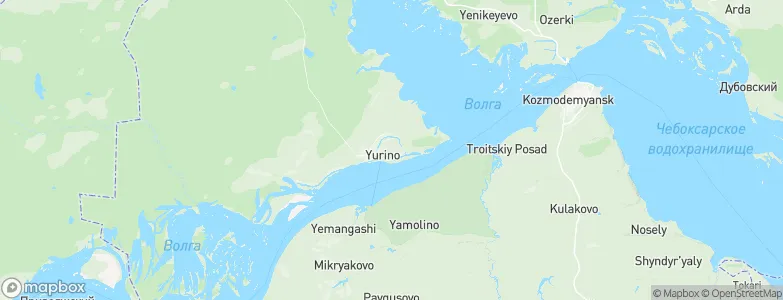 Yurino, Russia Map