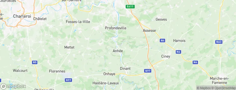 Yvoir, Belgium Map