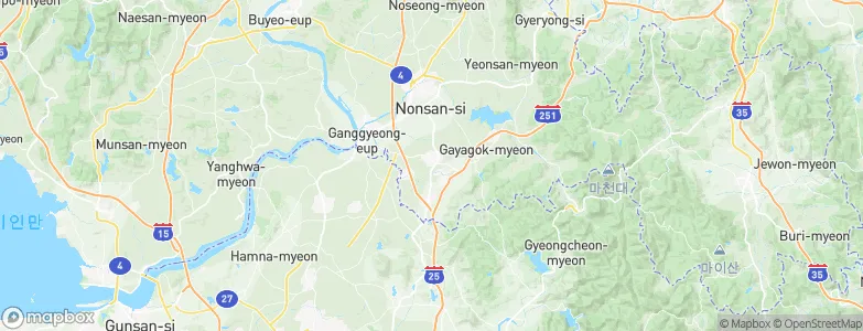Yŏnmu, South Korea Map
