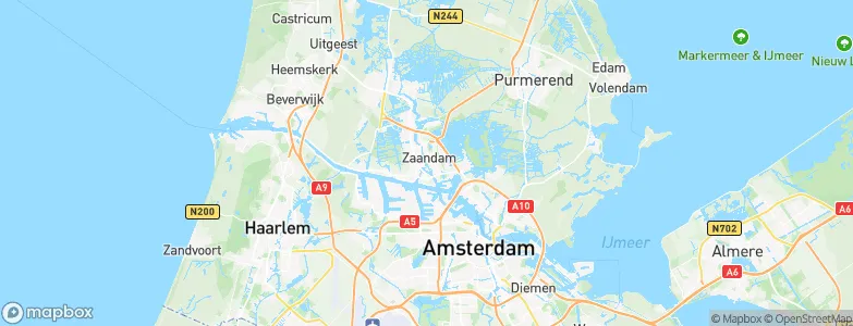 Zaandam, Netherlands Map