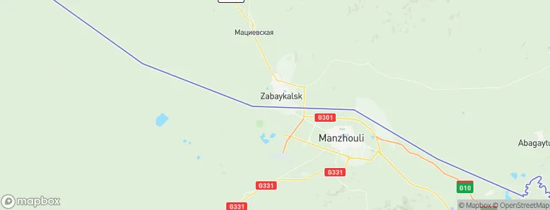 Zabaykal'sk, Russia Map