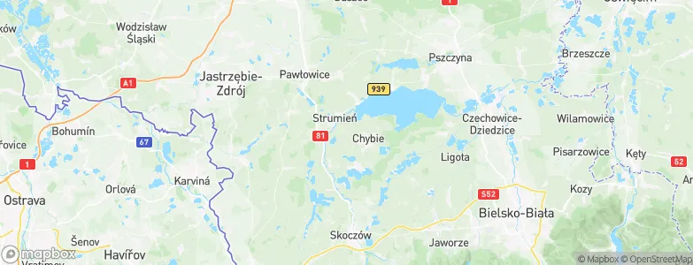 Zabłocie, Poland Map
