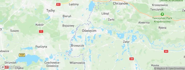 Zaborze, Poland Map