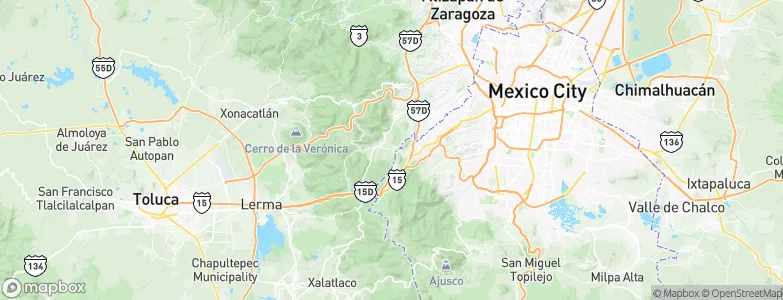 Zacamulpa, Mexico Map
