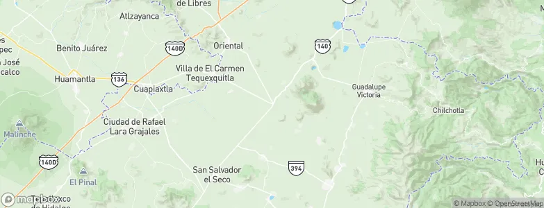 Zacatepec, Mexico Map