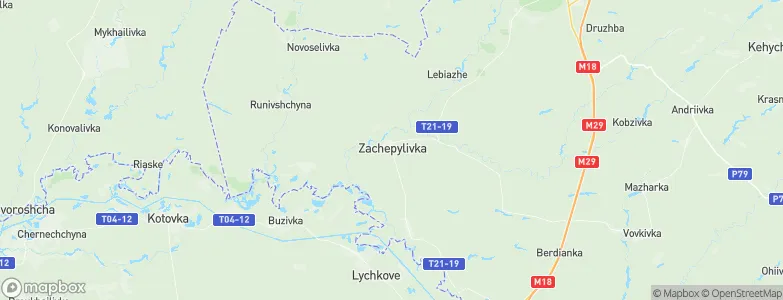 Zachepylivka, Ukraine Map