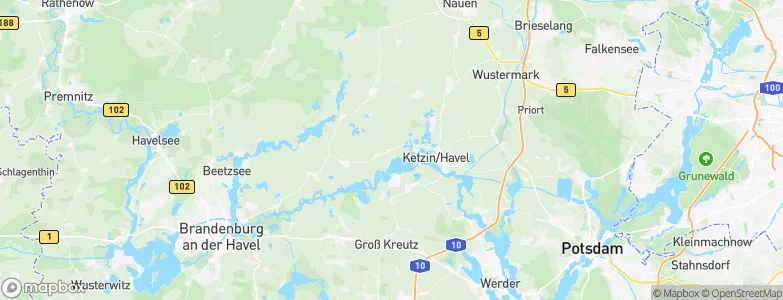 Zachow, Germany Map