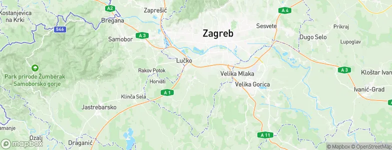 Zadvorsko, Croatia Map