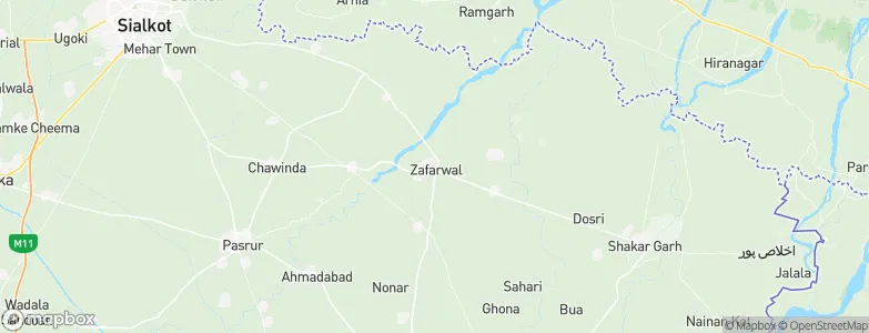 Zafarwal, Pakistan Map