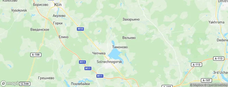 Zagor’ye, Russia Map