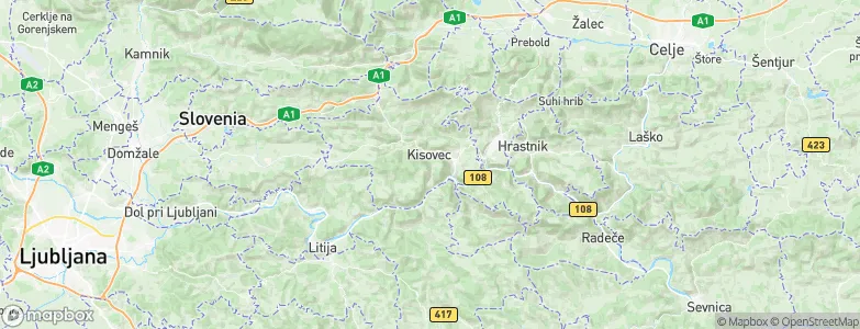 Zagorje ob Savi, Slovenia Map