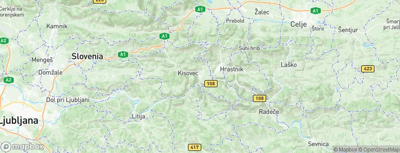 Zagorje ob Savi, Slovenia Map