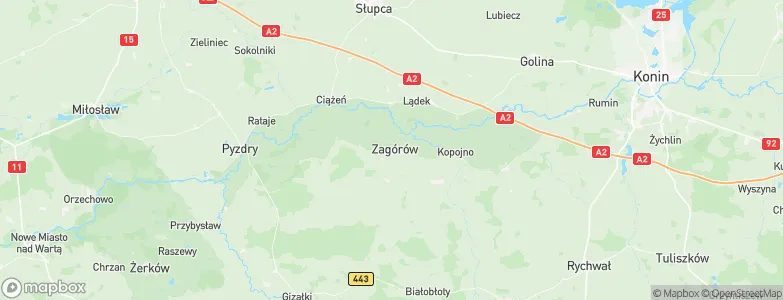 Zagórów, Poland Map