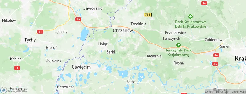 Zagórze, Poland Map