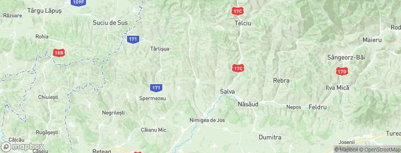 Zagra, Romania Map