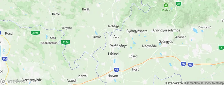 Zagyvaszántó, Hungary Map