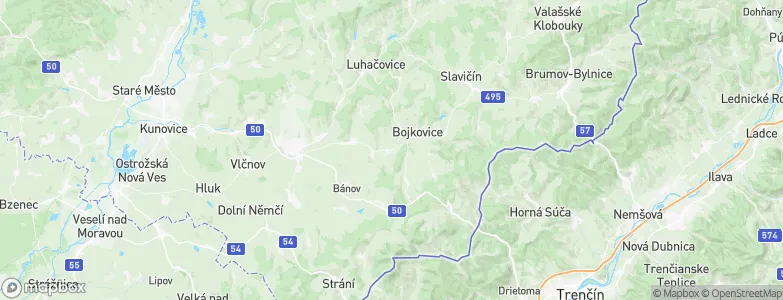 Záhorovice, Czechia Map