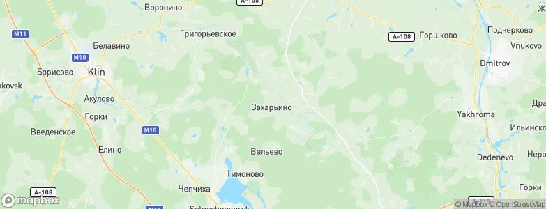 Zakhar’ino, Russia Map