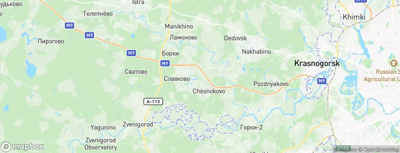 Zakharovo, Russia Map