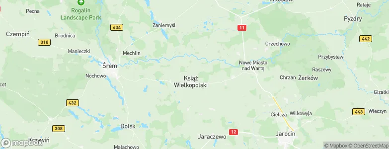 Zakrzewice, Poland Map