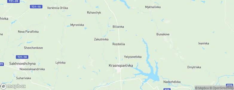 Zakutnivka, Ukraine Map