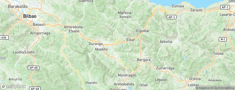 Zaldibar, Spain Map