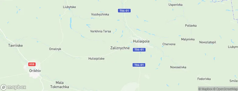 Zaliznychne, Ukraine Map