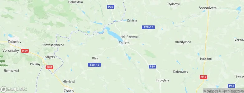 Zaliztsi, Ukraine Map