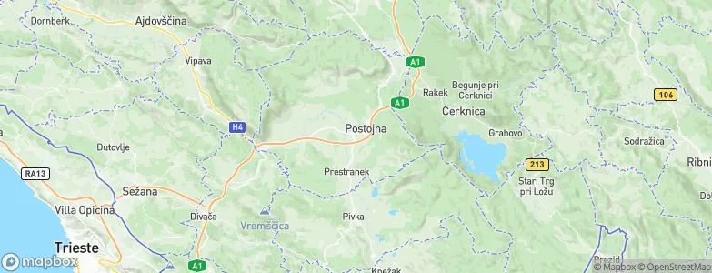 Zalog, Slovenia Map