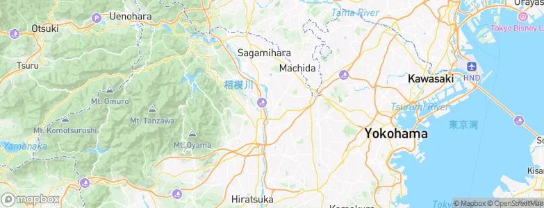 Zama, Japan Map
