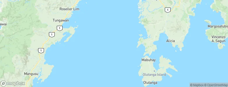 Zamboanga Peninsula, Philippines Map