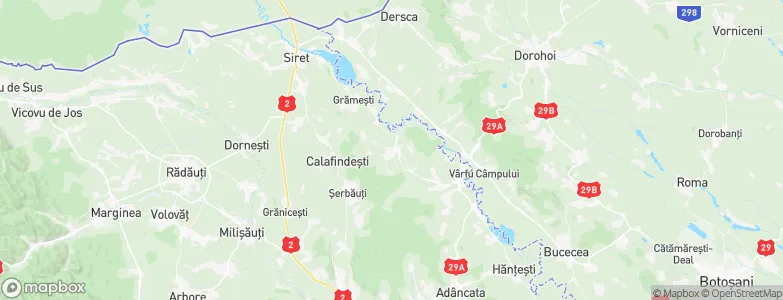 Zamostea, Romania Map