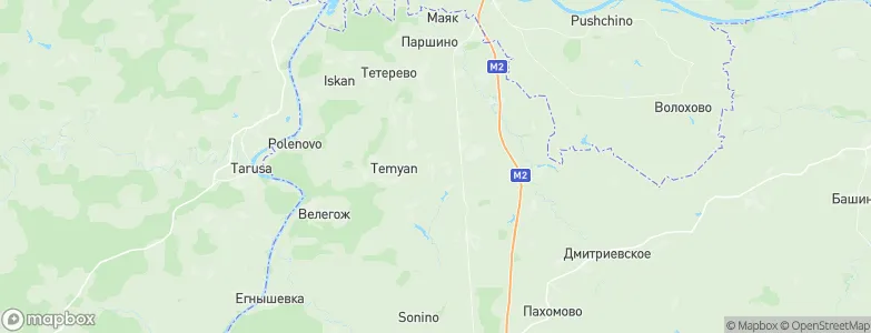 Zaokskiy, Russia Map