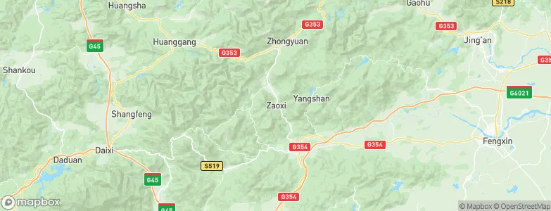 Zaoxi, China Map