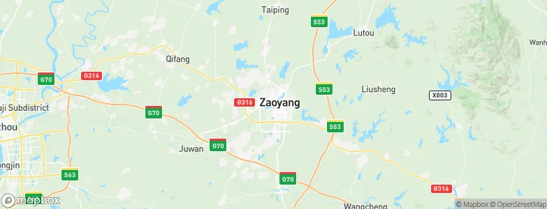 Zaoyang, China Map
