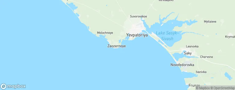 Zaozyornoye, Ukraine Map