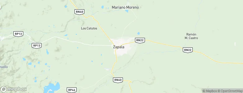 Zapala, Argentina Map