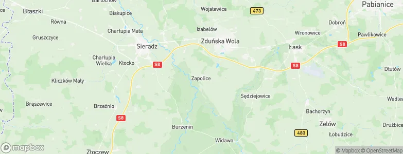 Zapolice, Poland Map