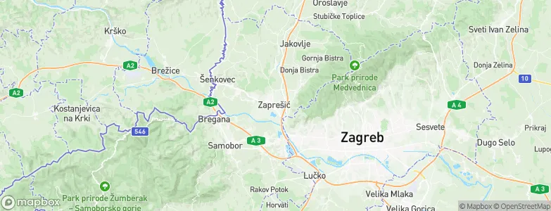 Zaprešić, Croatia Map