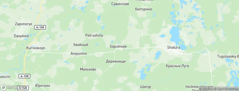 Zaputnaya, Russia Map