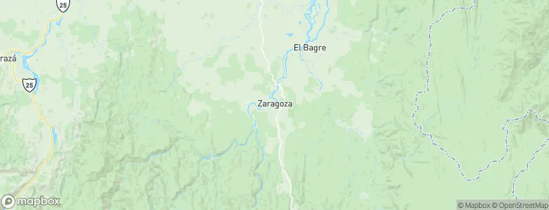 Zaragoza, Colombia Map